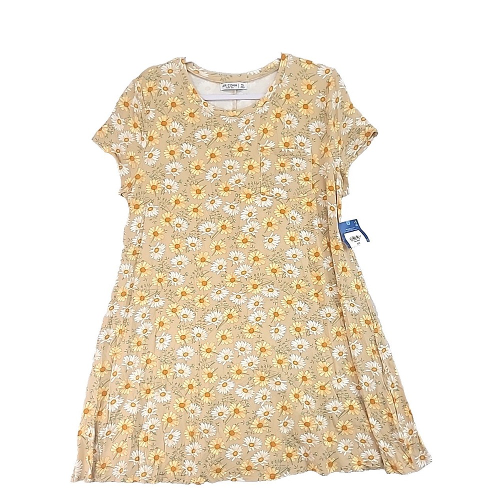 New Arizona Womens Daisy Print Swing Dress‎ 2XL Casual Garden Cottagecore NWT